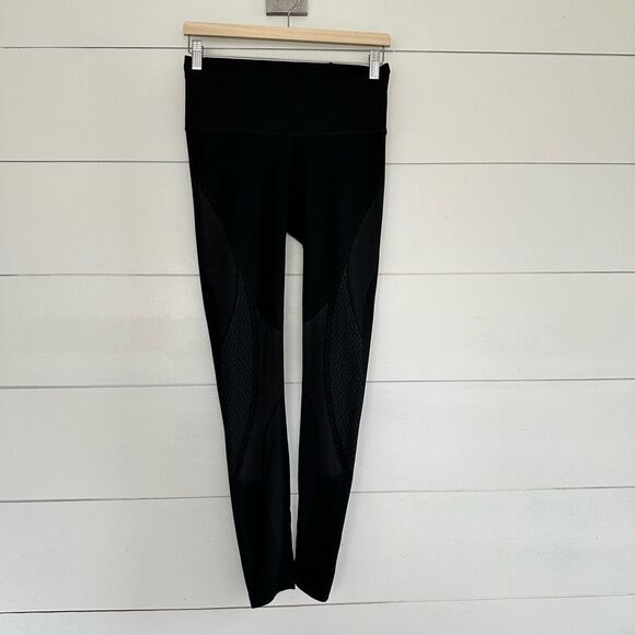 Lululemon Women’s 8 Black Iron Blue Mapped Out High Rise Tight 28” - Picture 1 of 8